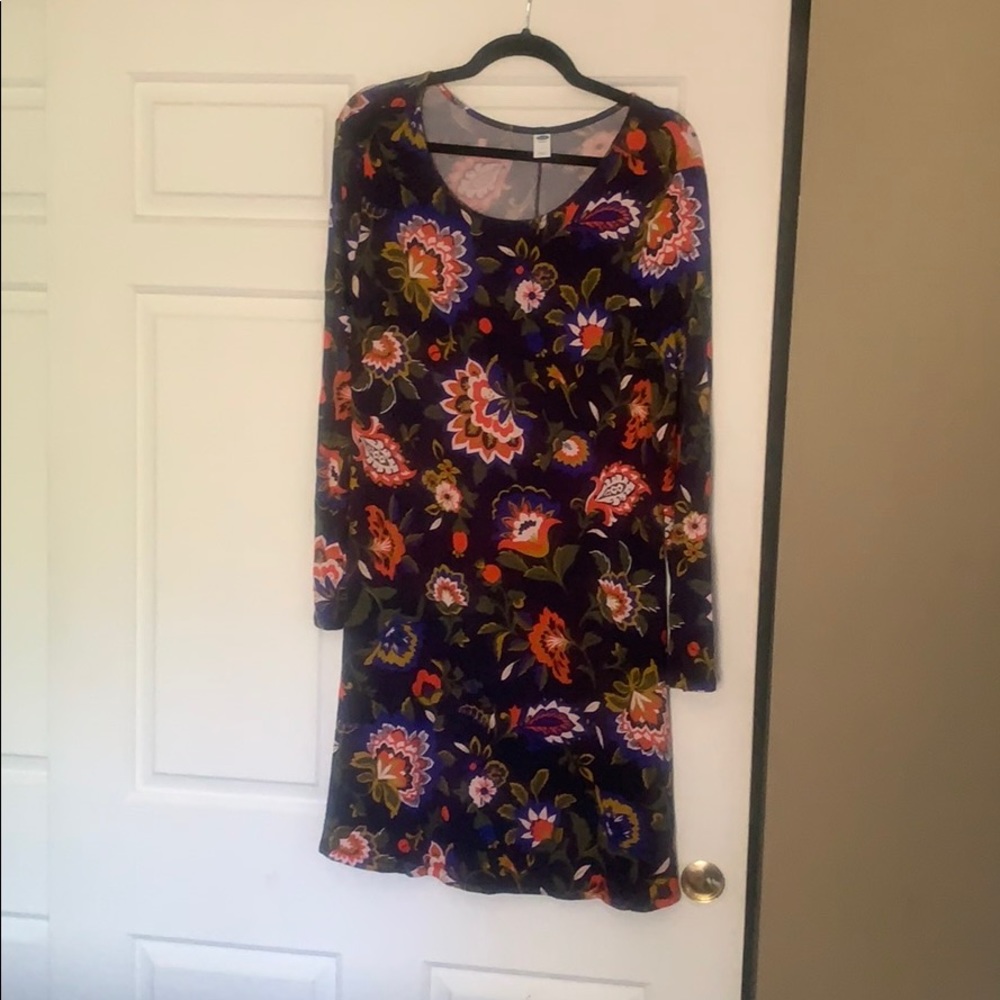Long sleeve floral dress